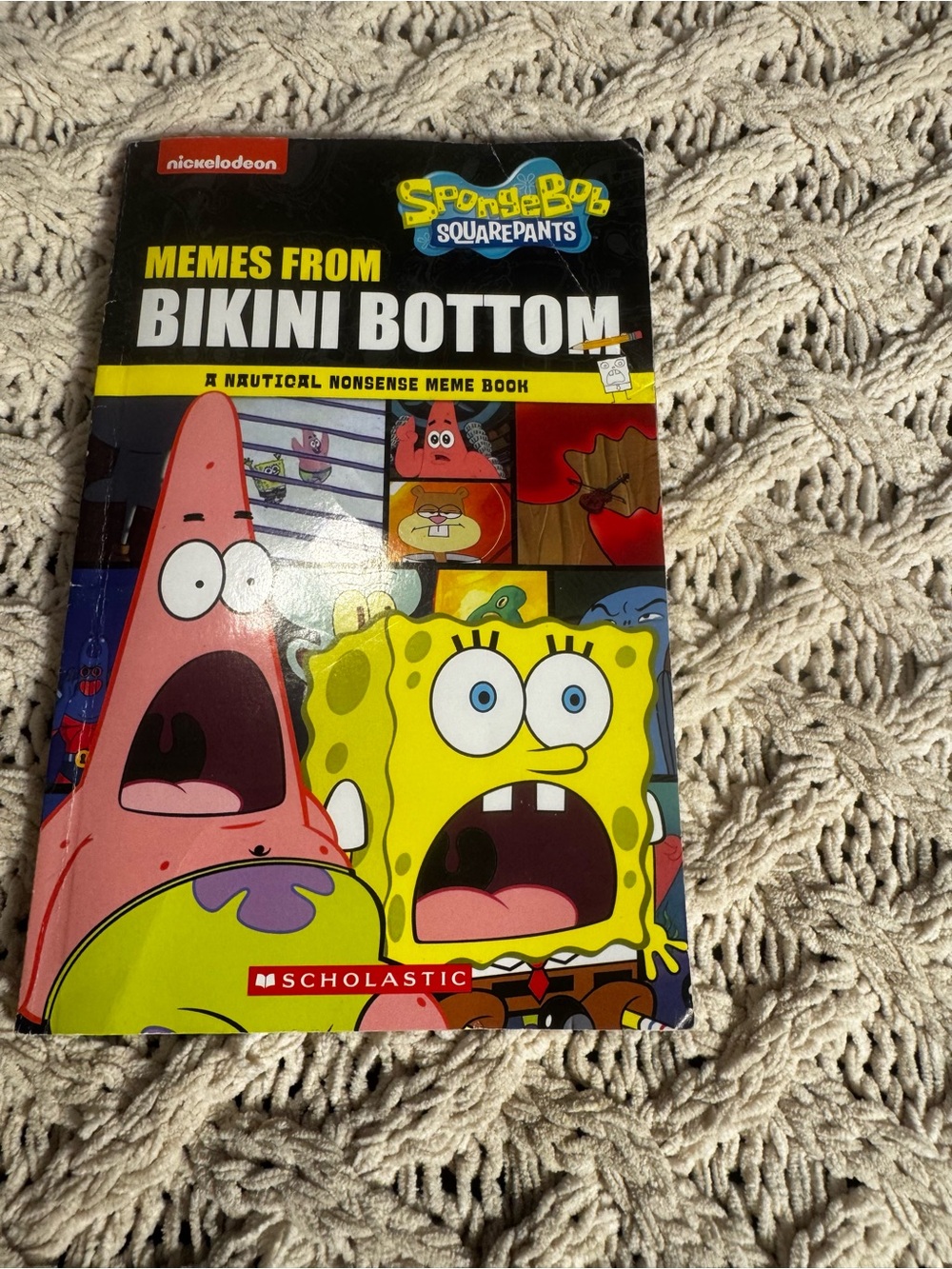 Scholastic SpongeBob SquarePants Bikini Bottom Book - Yellow, Pink, Black